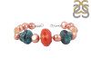 Pearl / Citrine / Carnelian / Tibetan Turquoise Beaded Bracelet BDD-11-123