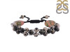 Black Obsidian / Dalmatian / Unakite / Rose Quartz Beaded Bracelet BDD-11-159