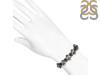 Black Obsidian / Dalmatian / Unakite / Rose Quartz Beaded Bracelet BDD-11-159