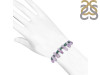 Amethyst / Green Onyx Beaded Bracelet BDD-11-175