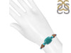 Turquoise Tibetan / Turquoise / Carnelian / Tiger Eye Beaded Bracelet BDD-11-179
