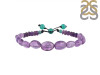 Amethyst / Green Onyx Beaded Bracelet BDD-11-185