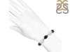 Howlite / Black Spinel Beaded Bracelet BDD-11-200