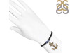 Anchor Antiqued Charm / Sodalite Beaded Bracelet BDD-11-202