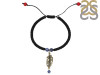 Leaf Charm / Sodalite Beaded Bracelet BDD-11-205
