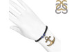 Vintage Anchor Charm / Sodalite Beaded Bracelet BDD-11-206