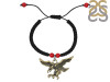 Red Coral / Eagle Amulet Charm Beaded Bracelet BDD-11-219