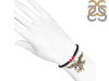 Red Coral / Eagle Amulet Charm Beaded Bracelet BDD-11-219