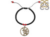 Red Coral / Olive Branch Charm Beaded Bracelet BDD-11-220