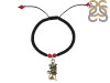 Red Coral / Princess Kitty Cat Charms Beaded Bracelet BDD-11-223