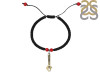 Red Coral / Wrench Charm Beaded Bracelet BDD-11-228