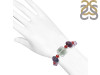 Flourite Carnelian Beaded Bracelet BDD-11-238