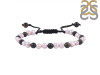 Black Obsidian / Pearl Beaded Bracelet BDD-11-241