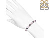 Black Obsidian / Pearl Beaded Bracelet BDD-11-241