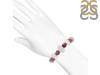 Sunstone / Crystal / Brecciated Mookaite Beaded Bracelet BDD-11-242
