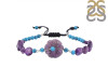 Amethyst / Turquoise Beaded Bracelet BDD-11-248