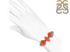 Carnelian / Turquoise / Pearl Beaded Bracelet BDD-11-254