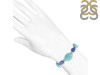 Lapis / Carnelian / Turquoise Beaded Bracelet BDD-11-256