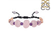 Rose Quartz / Amethyst / Pearl  Beaded Bracelet BDD-11-258
