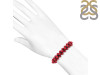Red Coral / Unakite Beaded Bracelet BDD-11-268