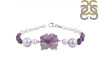 Amethyst / Pearl  Beaded Bracelet BDD-11-276
