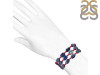 Red Coral / Lapis / Turquoise Beaded Bracelet BDD-11-279
