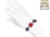 Carnelian / Lapism / Glass Beaded Bracelet BDD-11-281