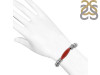Red Coral / Carnelian / Pearl Beaded Bracelet BDD-11-282