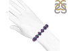 Amethyst / Green Onyx Beaded Bracelet BDD-11-287