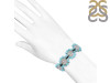Rose Quartz / Turquoise Beaded Bracelet BDD-11-301