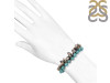 Turquoise / Delmefia Jasper Beaded Bracelet BDD-11-303