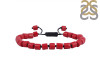 Red Cora Beaded Bracelet BDD-11-307