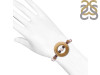 Breccited Mookite / Carnelian / Pearl Beaded Bracelet BDD-11-316
