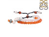Carnelian / Rose Quartz / Pearl Beaded Bracelet BDD-11-317