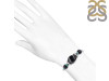 Black Obsidian / Green Onyx Beaded Bracelet BDD-11-318