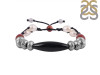 Black Onyx / Red Jasper / Pearl Beaded Bracelet BDD-11-319