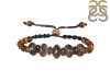 Smoky / Tiger Eye Beaded Bracelet BDD-11-61