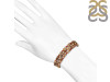Brecciated Mookaite / Red Coral Beaded Bracelet BDD-11-77