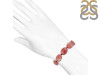 Cherry Agate / Tiger Eye Beaded Bracelet BDD-11-80