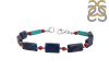 Lapis / Sponge Coral / Turquoise Beaded Bracelet BDD-11-89