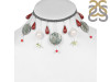 Ocean Jasper/Biwa Pearl/Red Jasper Beaded  Jewelry Set BDD-12-1631