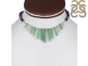 Green Aventurine/Amethyst Beaded Necklace BDD-12-1661