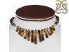 Tiger Eye Beaded Necklace BDD-12-1662