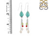 Stabilized Turquoise Beaded Earring BDD-3-118