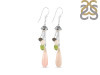 Rose Quartz Beaded Earring BDD-3-121