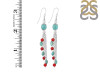 Stabilized Turquoise Beaded Earring BDD-3-128