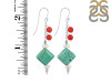 Stabilized Turquoise Beaded Earring BDD-3-133
