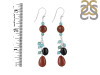 Sunstone/Turquoise Beaded Earring BDD-3-143