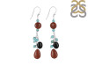 Sunstone/Turquoise Beaded Earring BDD-3-143