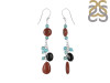 Sunstone/Turquoise Beaded Earring BDD-3-143